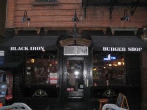 black iron burger